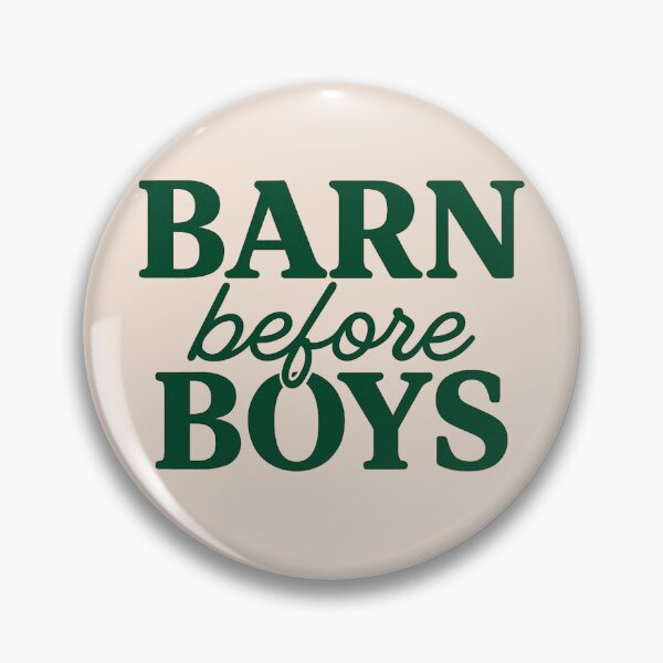 Item preview, Barn before Boys - Funny Equestrian Girl Sticker designed and sold by Taylor’sGrabBag.