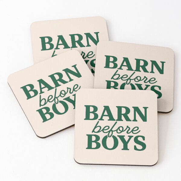 Item preview, Barn before Boys - Funny Equestrian Girl Sticker designed and sold by Taylor’sGrabBag.