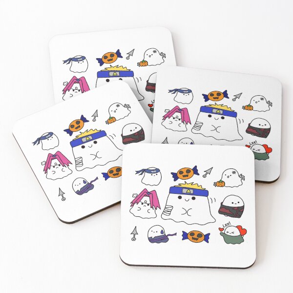 Item preview, Halloween anime ghosts designed and sold by douce-stickers.