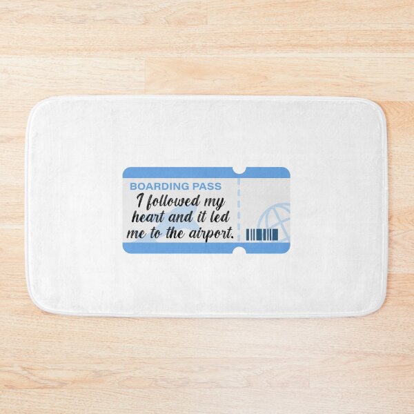 Item preview, Love of travel and wanderlust quote. I followed my heart and it took me to the airport.  designed and sold by adesignworld.