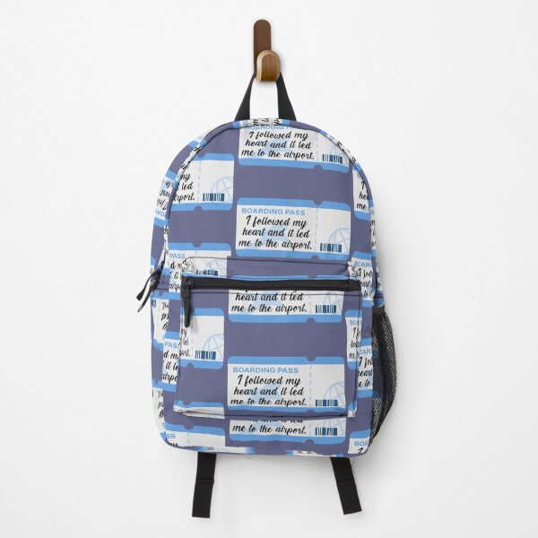 Item preview, Love of travel and wanderlust quote. I followed my heart and it took me to the airport.  designed and sold by adesignworld.