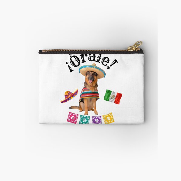Item preview, ¡Órale German Shepherd! Fiesta Dog in Sombrero, Poncho & Mexican Party Style designed and sold by Fredster1966.