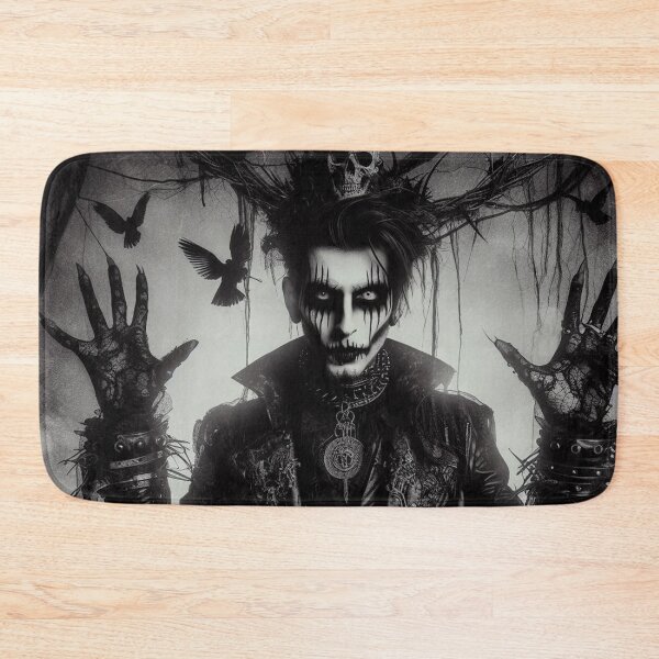 Item preview, Black Metal Rocker Art designed and sold by TheDarkWardrobe.