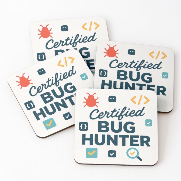 Item preview, Certified Bug Hunter – Funny QA Tester Gift Design designed and sold by WorkBuddyGifts.