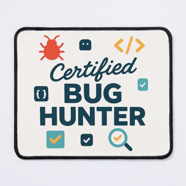 Item preview, Certified Bug Hunter – Funny QA Tester Gift Design designed and sold by WorkBuddyGifts.