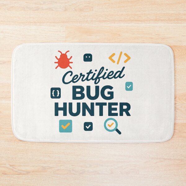 Item preview, Certified Bug Hunter – Funny QA Tester Gift Design designed and sold by WorkBuddyGifts.