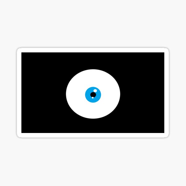 Item preview, A blue eyeball designed and sold by adiosamegos.