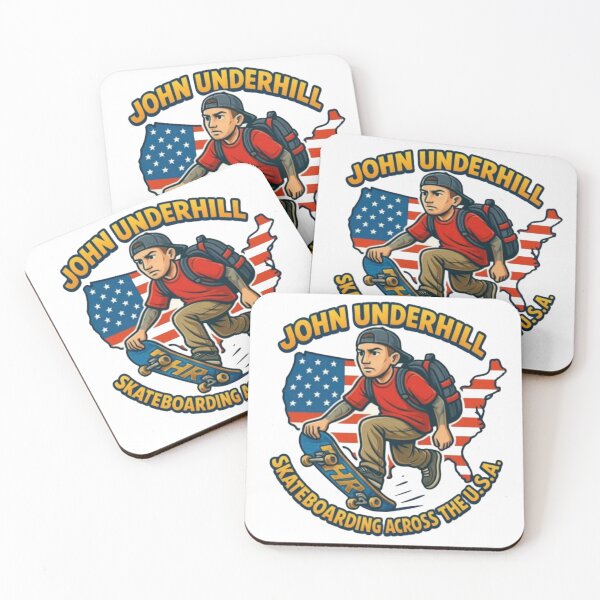 Item preview, John Underhill Skateboarding Across the USA designed and sold by skateusa1.