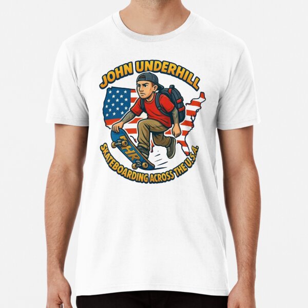 Item preview, John Underhill Skateboarding Across the USA designed and sold by skateusa1.