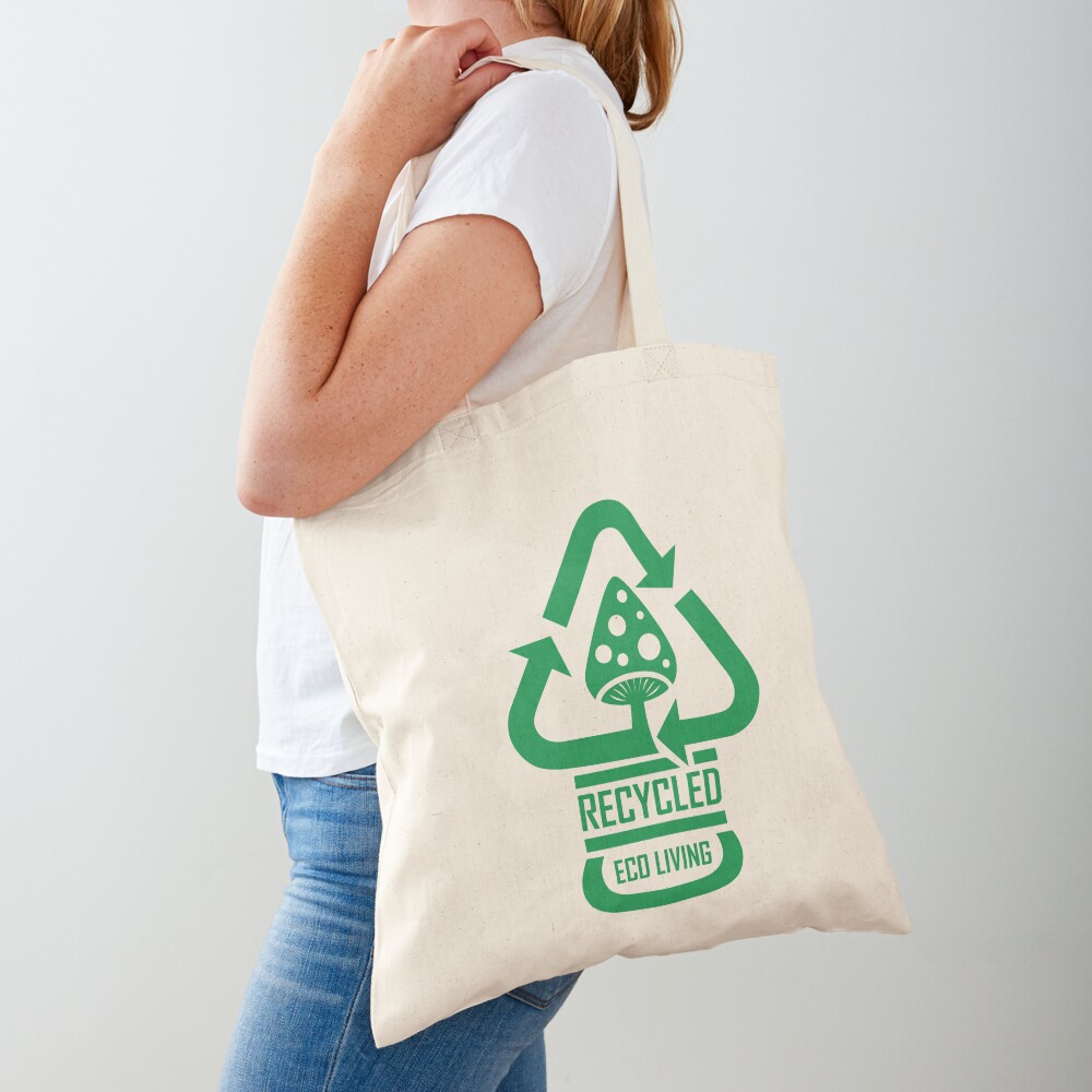 recycled mushroom eco bag