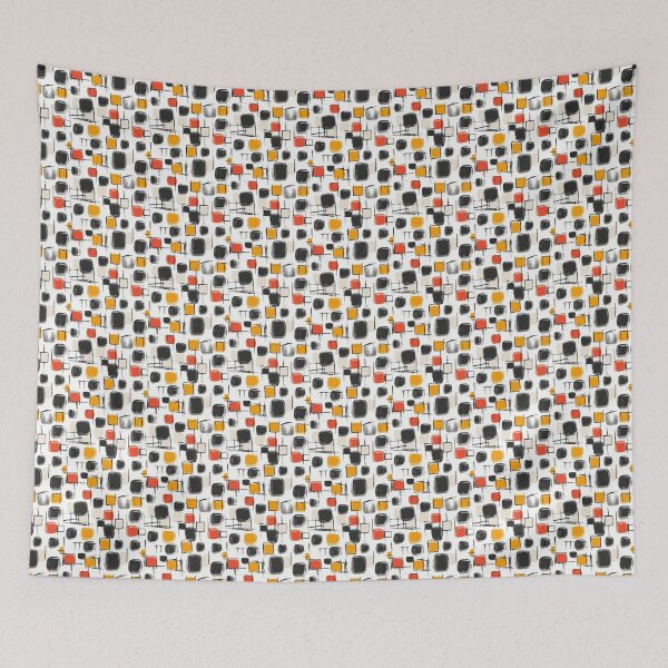 Item preview, Minimalist Doodles Vibrant Colors Abstract Art designed and sold by MidArtForge.