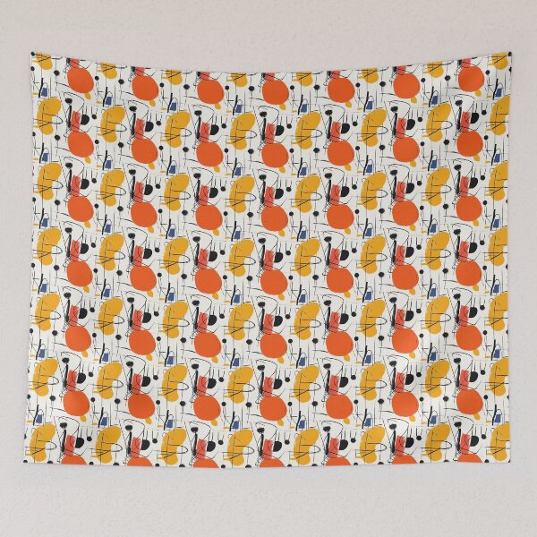 Item preview, Minimalist Doodles Vibrant Colors Abstract Art designed and sold by MidArtForge.