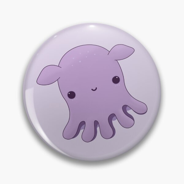Item preview, Kawaii Dumbo Octopus (Grimpoteuthis) designed and sold by ShyHomebodyClub.