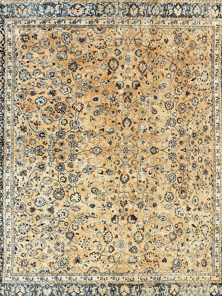 Antique Persian Meshad Rug Print by bragova