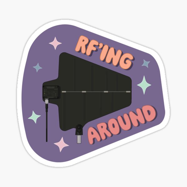 Item preview, RF'ing Around Paddle Antenna designed and sold by ColorBlockShop.
