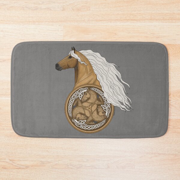 Item preview, Palomino Horse with Celtic Horse Knotwork designed and sold by DappledMoon.