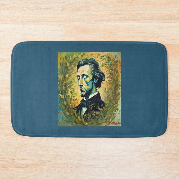Item preview, "Chopin's Melodic Fusion: Stylized Portrait of Music and Nature" designed and sold by Artisticanvas.