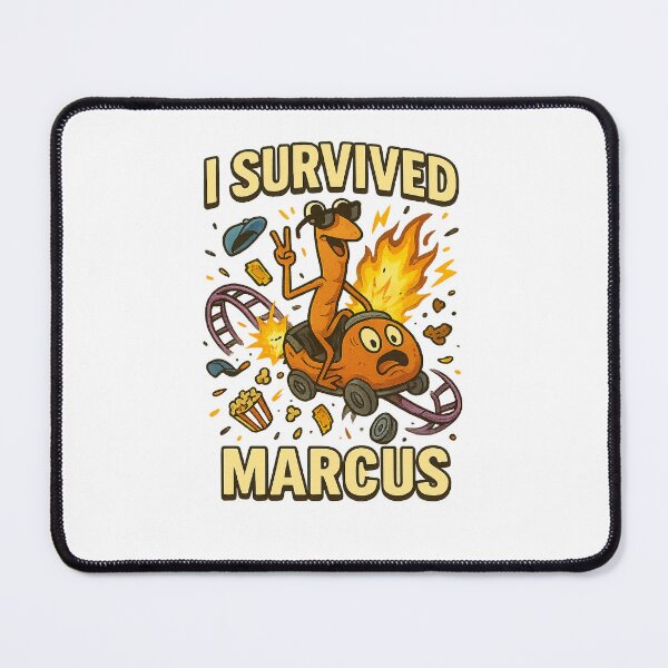 Item preview, I Survived Marcus Worm – VRChat Rollercoaster Disaster Meme designed and sold by Fandom Threads.