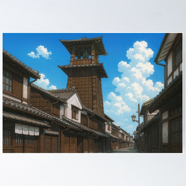 Item preview, Time Bell Tower of Kawagoe designed and sold by Takeda-art.