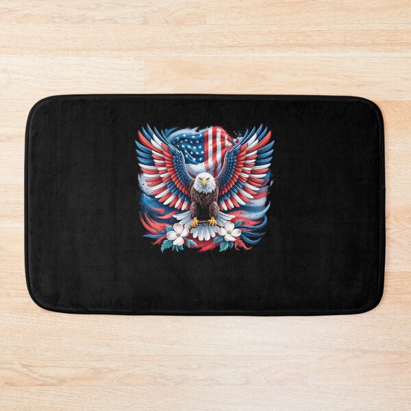 Item preview, American Flag Bald Eagle Patriotic Eagle 4th of July USA designed and sold by facegm.