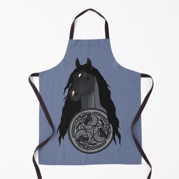 Item preview, Blue Roan Horse with Celtic Horse Knotwork designed and sold by DappledMoon.