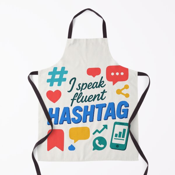 Item preview, I Speak Fluent Hashtag – Funny Social Media Manager Gift Design designed and sold by WorkBuddyGifts.