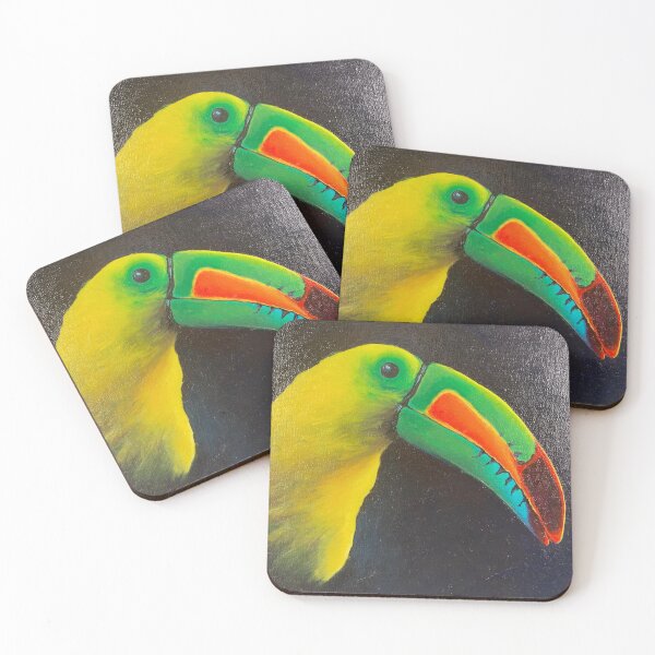 Item preview, Toucan Bird designed and sold by ElleVictoriaArt.