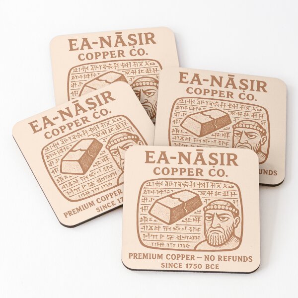 Item preview, Ea nasir Copper Co. Ancient Mesopotamian History Meme Funny designed and sold by k3rstman1.