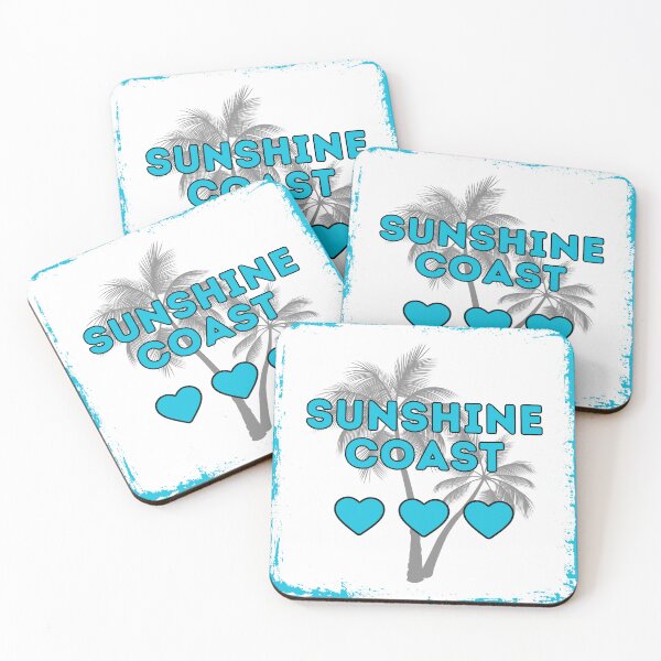Item preview, Sunshine Coast, The City I Love, Hearts, Queensland, Blue designed and sold by AASparksDesigns.