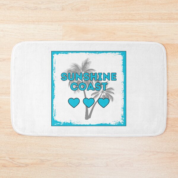 Item preview, Sunshine Coast, The City I Love, Hearts, Queensland, Blue designed and sold by AASparksDesigns.