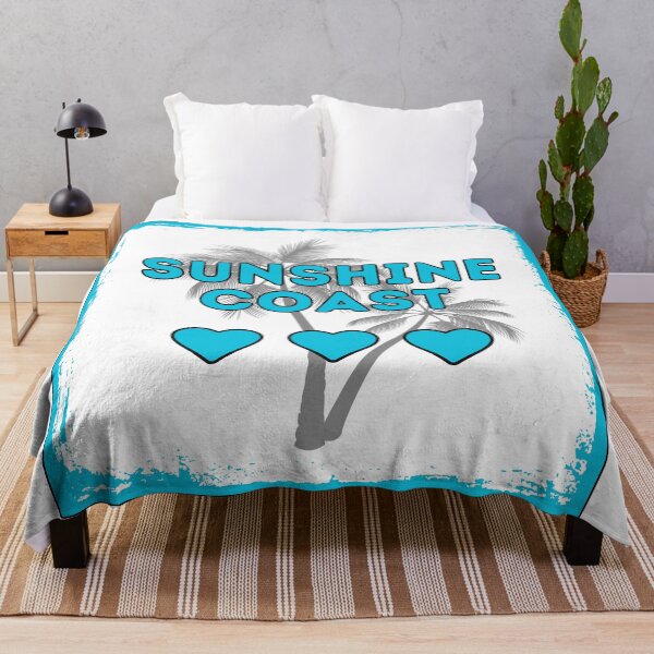 Item preview, Sunshine Coast, The City I Love, Hearts, Queensland, Blue designed and sold by AASparksDesigns.
