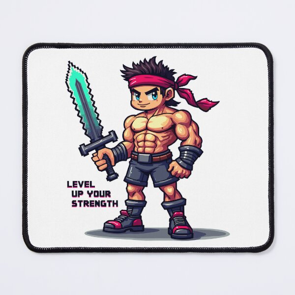Item preview, Level Up Your Strength – Train Like a Hero! designed and sold by BeamiCreations.