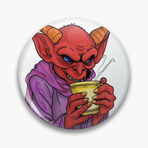 Item preview, Demon and Ginger's Coffee Break. Clear Background. designed and sold by Waubamik Perry.