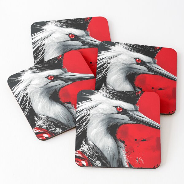 Item preview, Anime Heron King Crown Draped Crimson Royal Robe Shadows designed and sold by gamalruginaq.