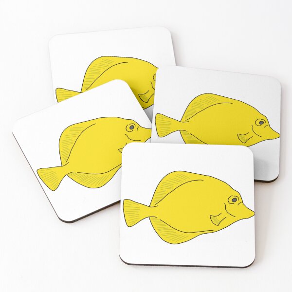 Item preview, Yellow Tang Fish (simple)  designed and sold by PurplePrintsSup.