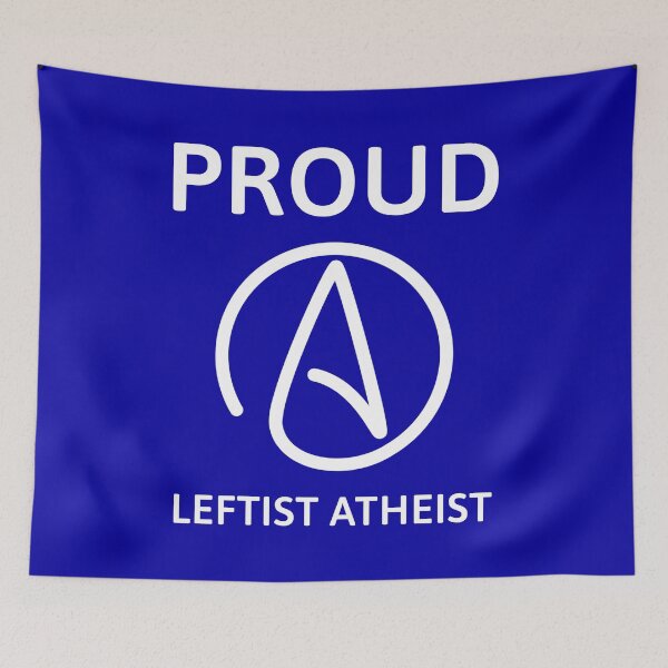 Item preview, Proud leftist atheist  designed and sold by Rachel the Artist .