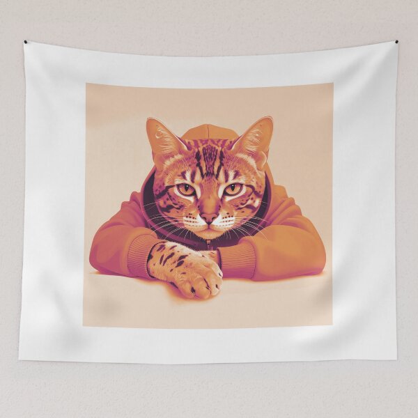 Item preview, Auburn_Look at Cat designed and sold by SoftUrbanArt.
