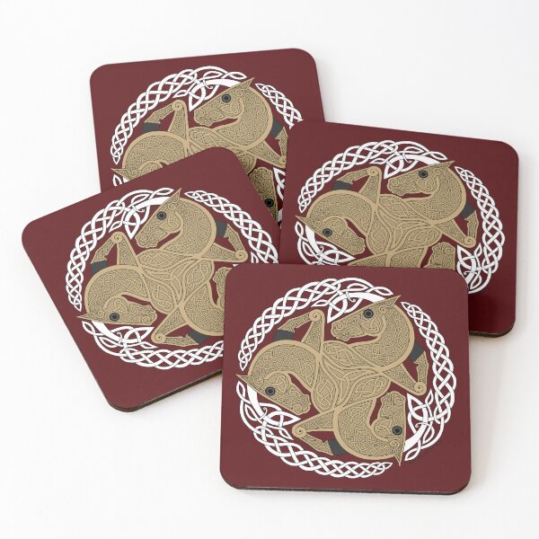 Item preview, Palomino Three Horse Celtic Knot designed and sold by DappledMoon.