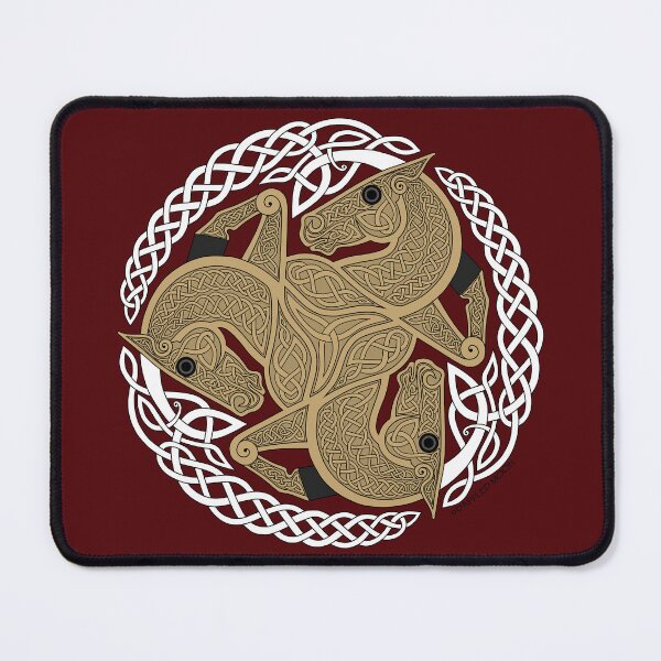 Item preview, Palomino Three Horse Celtic Knot designed and sold by DappledMoon.