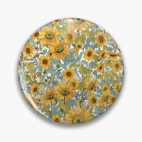Item preview, Vibrant Seamless Pattern of Sunflowers with Lush Green Foliage designed and sold by CoolPixels.