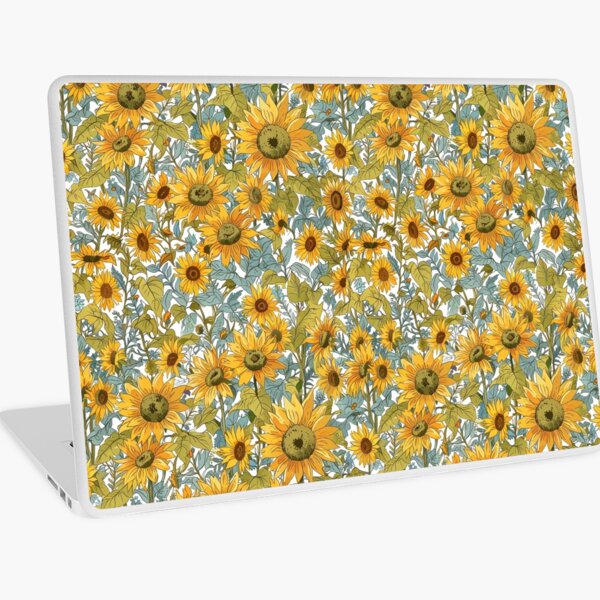 Item preview, Motif vibrant et sans couture de tournesols avec un feuillage vert luxuriant designed and sold by CoolPixels.