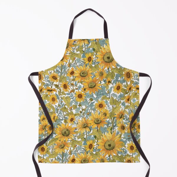 Item preview, Vibrant Seamless Pattern of Sunflowers with Lush Green Foliage designed and sold by CoolPixels.