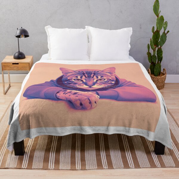 Item preview, Violet_Look at Cat designed and sold by SoftUrbanArt.