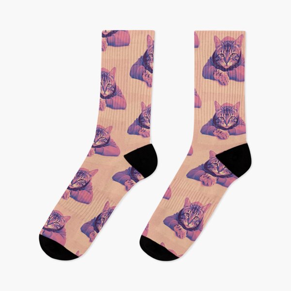 Item preview, Violet_Look at Cat designed and sold by SoftUrbanArt.