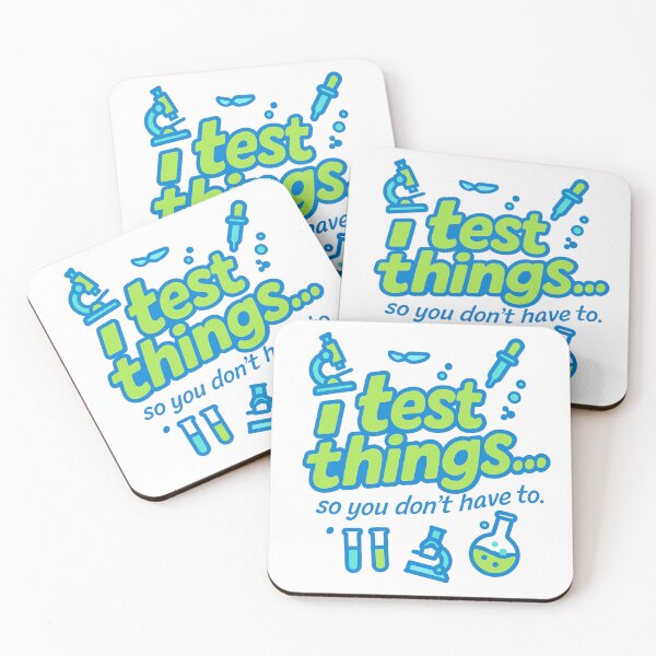 Item preview, I Test Things… So You Don’t Have To – Funny Laboratory Analyst Gift Design designed and sold by WorkBuddyGifts.