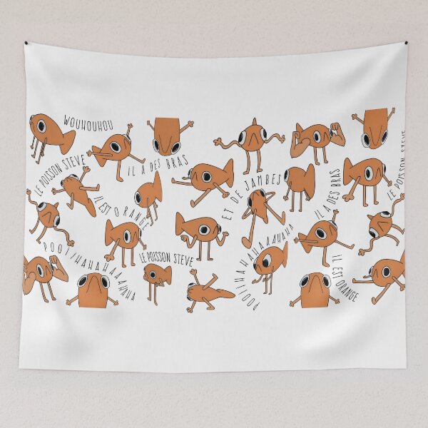 Item preview, il est orange Steve Coffee Mug, Orange TikTok Fish, French Fish Meme Tea Cup, Funny Le Poisson Steve Gag Gift designed and sold by JolinChinn.