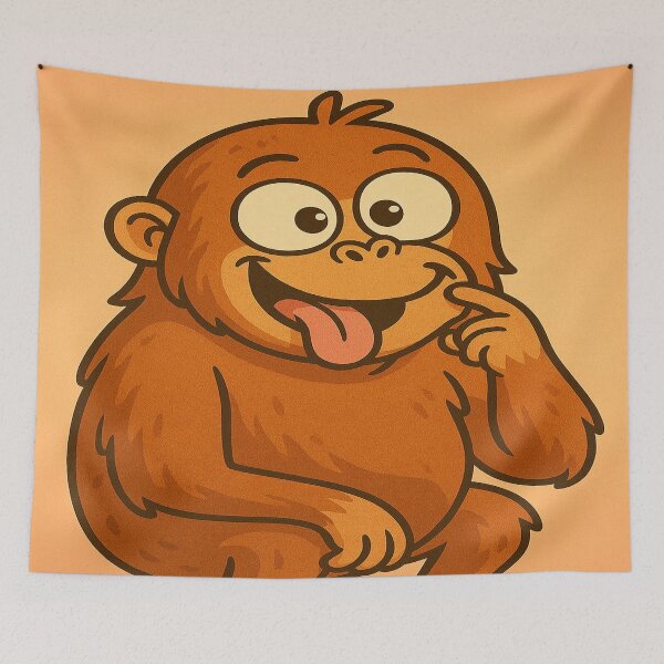 Item preview, Playful Orangutan designed and sold by HalcyonThings.
