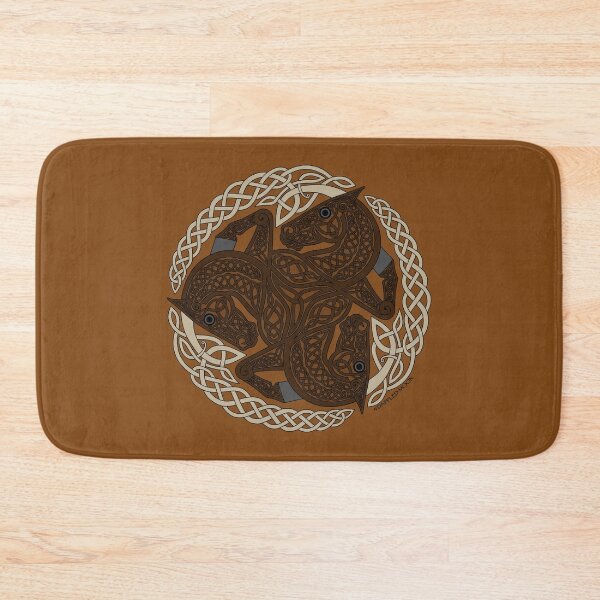 Item preview, Sorrel Three Horse Celtic Knot designed and sold by DappledMoon.