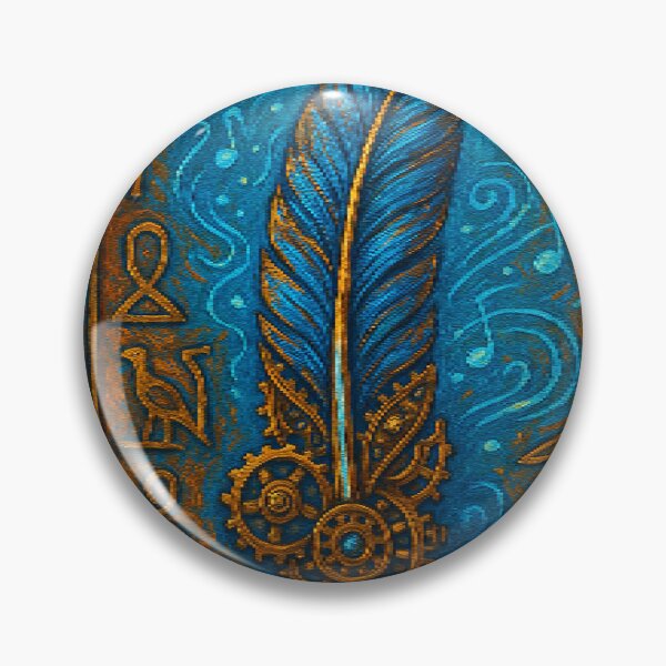 Item preview, "The Feather of Truth: Maat's Steampunk Symphony" designed and sold by VidyoeDesigns67.