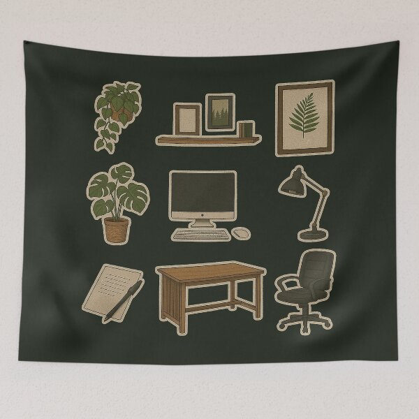 Item preview, Nature Inspired Home Office Essentials designed and sold by zzz888.